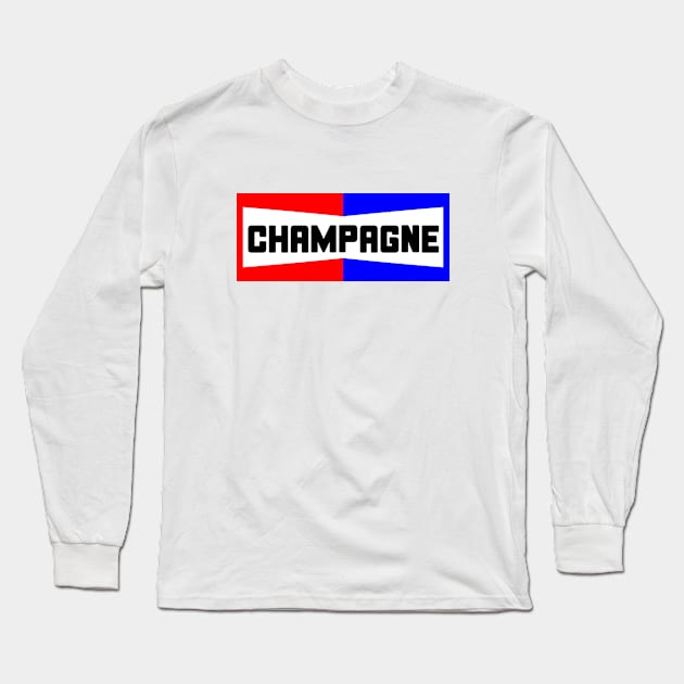 Champagne Long Sleeve T-Shirt by Yeaha